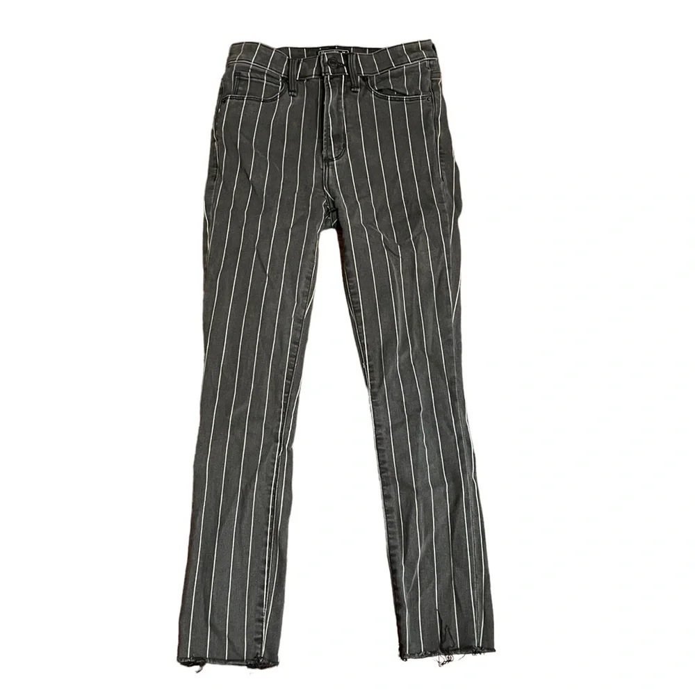 𝅺abercrombie & Fitch High Rise Super Skinny Ankle Jeans - 00S - Picture 2 of 3